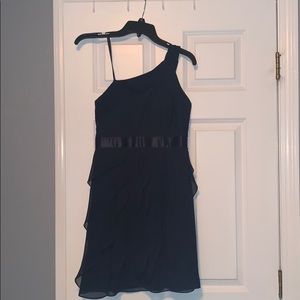 Adrianna Papell Draped Chiffon One Shoulder